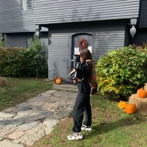 NWOT - Black Parachute Pants